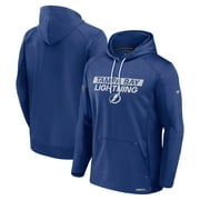 Men's Fanatics Blue Tampa Bay Lightning Authentic Pro Rink Fleece Pullover Hoodie